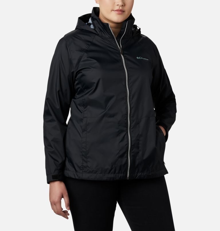 Women\'s Columbia Switchback III Jackets Black | Plus Size CA-SC684